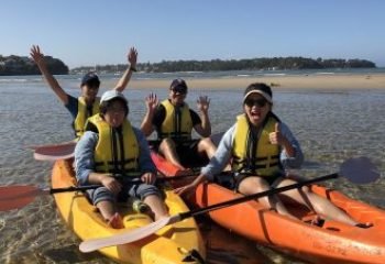 kayak tour at Bundeena